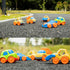 5 1-3, 12M+ 1 2 3 4 P&C Pcs Toddler Toys Mini Cars for Ages Beach Sand Outdoor Small Construction Toy Trucks for Kids