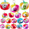 Bulk 30 Packs Pumpkin Push Fidget Bubble Mini Pop Fidget for Teens and Kids, Small Birthday Halloween Party Favors