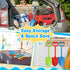 Heavy Duty 16" Thick Beach Sand Toy Shovels, Jumbo Scooping Spade Toys Kit for Kids Adults (Green Blue Red)