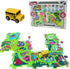 Perfect Life Ideas Perfect Life Idea School Bus Vehicle Puzzle Track Play Set - Battery