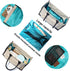 ESVAN 2 Travel Diaper Tote Bag, with Insulated Pouches Utility Tote Travel Diaper Bag for Parenting & Work Nurse