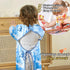 TSD 636Months Bib Baby Weaning Bib - Long Sleeved Bib Toddler bibs and Fully Cover to Highchair