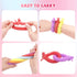 Gocozer 30-Pack Valentine's Day Cards with Stretchy String Toys Unicorn Noodles & Fidget Toys for Kids, Kids Valentines
