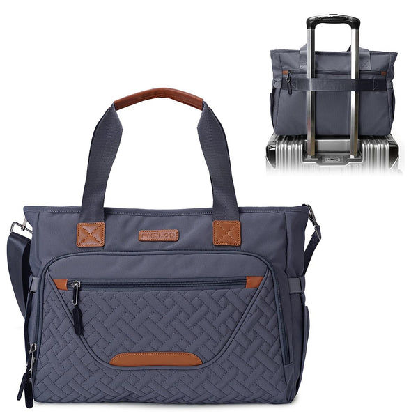 FHELAD Diaper Bag Tote, with 16 Inch Laptop Compartment and 3 cooler