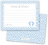 MyExpression.com 48 Count Blue Baby Feet Footprint Advice Cards
