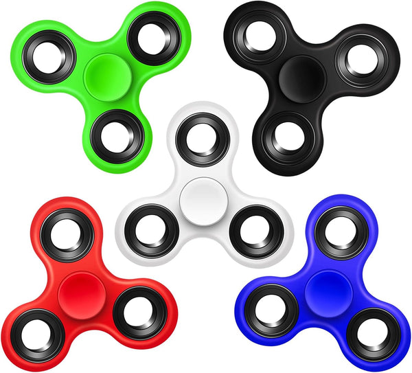 Fidget Spinners 5 Pack for Kids and Adults Stress Relief Sensory Toys