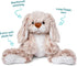 3+ Melissa & Doug Burrow Bunny Stuffed Animal Plushie with Big Feet, Floppy Ears & Fluffy Tail, Adorable Pretend Play