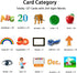 254 123, 3 4 5 Kidzdo Learning Toys for Toddler - Sight Words Talking Flash Cards with Music, ABC etc, Pocket Speech