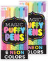 Ooly Magic Puffy Pens 2 Pack, 12 Pens Total, 6 Unique Neon Colors with 3D Ink for Kids & Toddlers Art Supplies