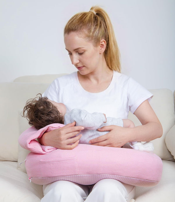 Nursing Pillow for Breastfeeding Bottle Feeding, Ergonomic Baby Feeding Support Pillow, Tummy
