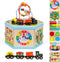 Wooden Activity Cube 9-in-1 Montessori Toys for 1+ Year Old Boys Girls