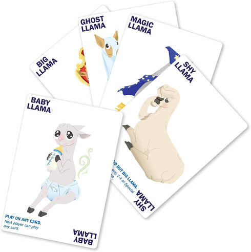 Llama Drama Card Game, 1 Pack Original, Waterproof & Tear-Proof