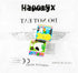600Pcs Haooryx Bunny Egg Sticker Rolls - Easter Rabbit Animal Egg Make A Face Stickers Cute Make Your Own Self Adheisve