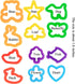 Dough Tools Set for Kids Ages 2-4 - 25pc Creative Play Accessories with Molds and Cutters
