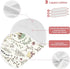 Moudou 4 Pack, Mushroom Muslin Baby Burp Cloths Super Absorbent Soft Cotton Burping Rags Feeding Bibs for Newborn Boys