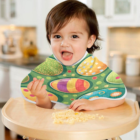 YETTASBIN Easter Egg Muslin Baby Burp Cloth, Super Soft Absorbent Cotton Burp Rag Baby Bibs Feeding Cloth for Newborn