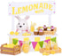Playset 25 Set 3+ Li'l Woodzeez Lemonade Stand with Rabbit Figurine, Pieces Toy Includes Play Food & Miniature