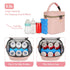 6 9 Pack Mancro Breastmilk Cooler Bag Fits Bottles Up to Ounce, Insulated Baby Bottle Bag Comes with ice and Shoulder