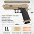 WSSXYQSL 120 6+ Soft Bullet Toy Gun Shell Ejecting with Bullets, Rapid-fire Realistic Toy Gun for Boys, Shooting Game