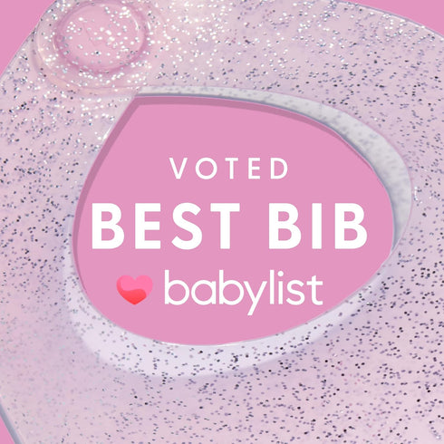 Magnetic Silicone Baby Bib Waterproof, Dishwasher Safe, BPA Free Food-Grade, Feeding Bib for Infants and Toddlers