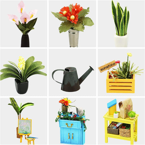 DIY Miniature Dollhouse Kit - Robotime Cathy's Flower House