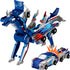 Intoypad Collision Transforming Dinosaur Car Toy, 2 Magnetic Cars Transform into Dinosaur
