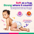 6, 35+ lbsBaby 68Count Happy Hues Go-Getters Disposable Diapers Size Diapers with Shea Butter, Wetness Indicator,Leak