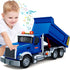 SpringFlower Large Dump Truck Toy for Boys Age 3-7, Truck Toy with Sound and Light, Birthday Gifts for Indoor & Outdoor