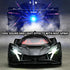 RZAPE 1/24 3-12Black Spray Project EVO Toy Cars Diecast Cars Metal Car Carros De Coleccion,Model Car Kits for Adults