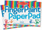 Melissa & Doug Finger Paint Paper Pad, 12 x 18 inches, 50 Sheets, 2-Pack - FSC Certified