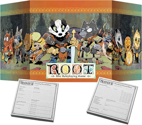 Gamemaster Accessory Pack - Root: The Roleplaying Game Expansion, Tri-Fold GM Screen and Campaign Notepads