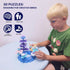 3-5+, 79 Set 10 (ICY-World-L2 ICY World Building Toys for Girls & Boys Age PCs Large Block Arctic Animals with Figures