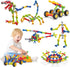 Kids Building Kit STEM Toys, 110 Pcs Educational Construction Blocks DIY Learning Set for Ages 3-10