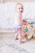 City Threads Ruffle Diaper Cover for Baby Girls Soft Cotton, Made in USA Baby Girl Bloomers, Wear Over Disposable