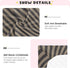 Pigsaly 27x39 Inch Crib Sheets Chocolate Balck Striped Baby Sheet for Standard Crib Mattress Boys Girls Toddler Bed