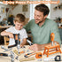 Set 41 Sets, 3 4 5 Kids Tool with Electronic Toy Drill, Realistic Toy Tools with Tool Box for Toddler, Pretend Home