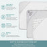 3 Pack Set Spasilk Baby Soft Terry Hooded Towel for Newborn Boys and Girls Gray Lion One Size