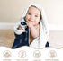 SANDJEST Baby Blanket for Boys, Double Layer Dotted Backing - Arrows Printed 30 x 40 Receiving Blankets for Infant