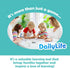 Set, 12 Set 91 Set DAILYLIFE Mexican Train Dominoes Double Dominoes with Portable Case, Tiles Colored Dominos