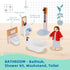 Set 26 4 Set 3+ OOOK Wooden Dollhouse Furniture for Kids, Pcs Dollhouse Accessories with Family Dolls and Dog