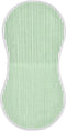 WELLDAY Muslin Baby Burp Cloths, Green White Stripes Cotton Soft Burp Cloths for