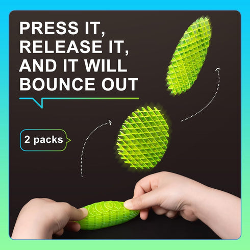 Yisryerow 2-Pack Fidget Worm Toy - Sensory Toys for Adults & Kids with Autism ADHD, Mesh Fidgets for Teens, Flexible