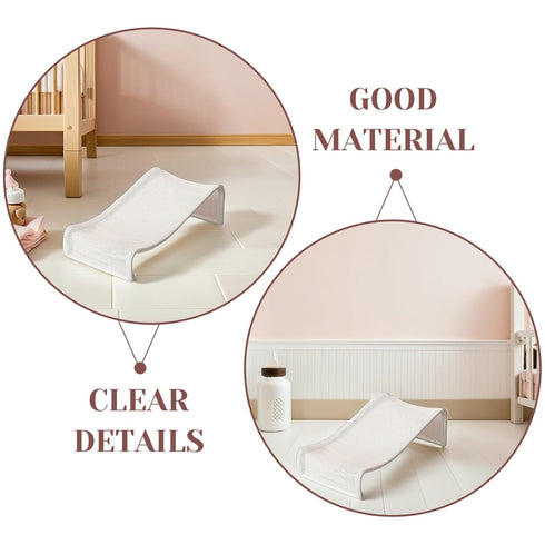 Wakauto Bath Seat Support Net for Newborns, Mesh Bath Cushion with Non-Slip Tub Mat, Shower Seat for Safe Comfortable