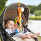 TUMAMA Giraffe Hanging Rattle Toys, Soft Plush Animal Activity Toys with Wind Chimes for Newborn Toddlers 0-36 Months