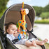 TUMAMA Giraffe Hanging Rattle Toys, Soft Plush Animal Activity Toys with Wind Chimes for Newborn Toddlers 0-36 Months