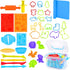 Toyze Playdough Tool Set for 3-8 Year Olds | 30-Piece Playdough Accessory