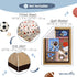 Set 3PCs Set Sets 38x24 Wowelife Sports Mini Crib Bedding Boys Brown Mini Crib Comforter Basketball Baseball Rugby