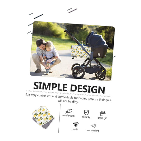 TOYANDONA Portable Changing Pad Folding Diaper Cushion Travel Mat Lightweight Washable Accessory for Bed Stroller Sofa