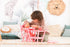 2-in-1 14" 17" Corolle Baby Doll High Chair - Design fits and Baby Dolls, Pink