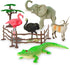 Terra by Battat – 60 Pcs Jungle World Animal Playset, Educational Toys for 3+ Year Old Kids, Realistic Animal Figurines